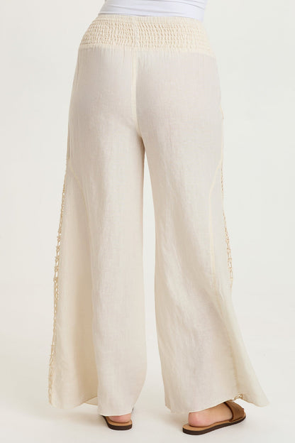 Garcia Linen Crochet Pant