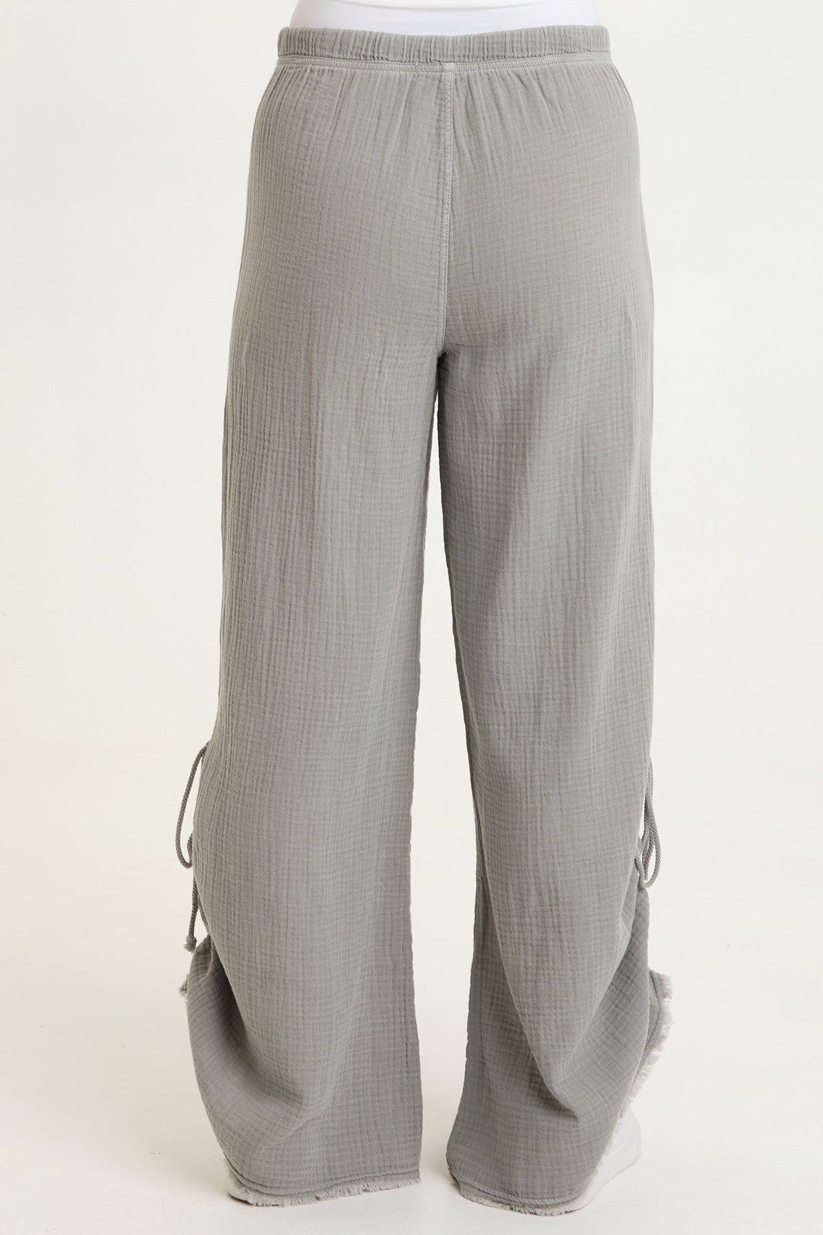 Muriel Gauze Wide-Leg Pant