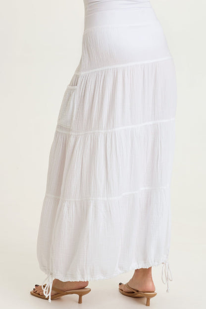 Hewson Gauze Bubble Tiered Skirt