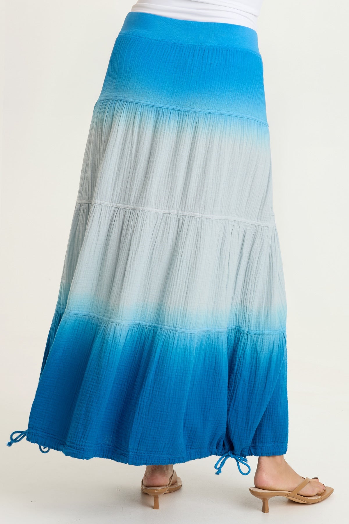 Hewson Gauze Bubble Tiered Skirt