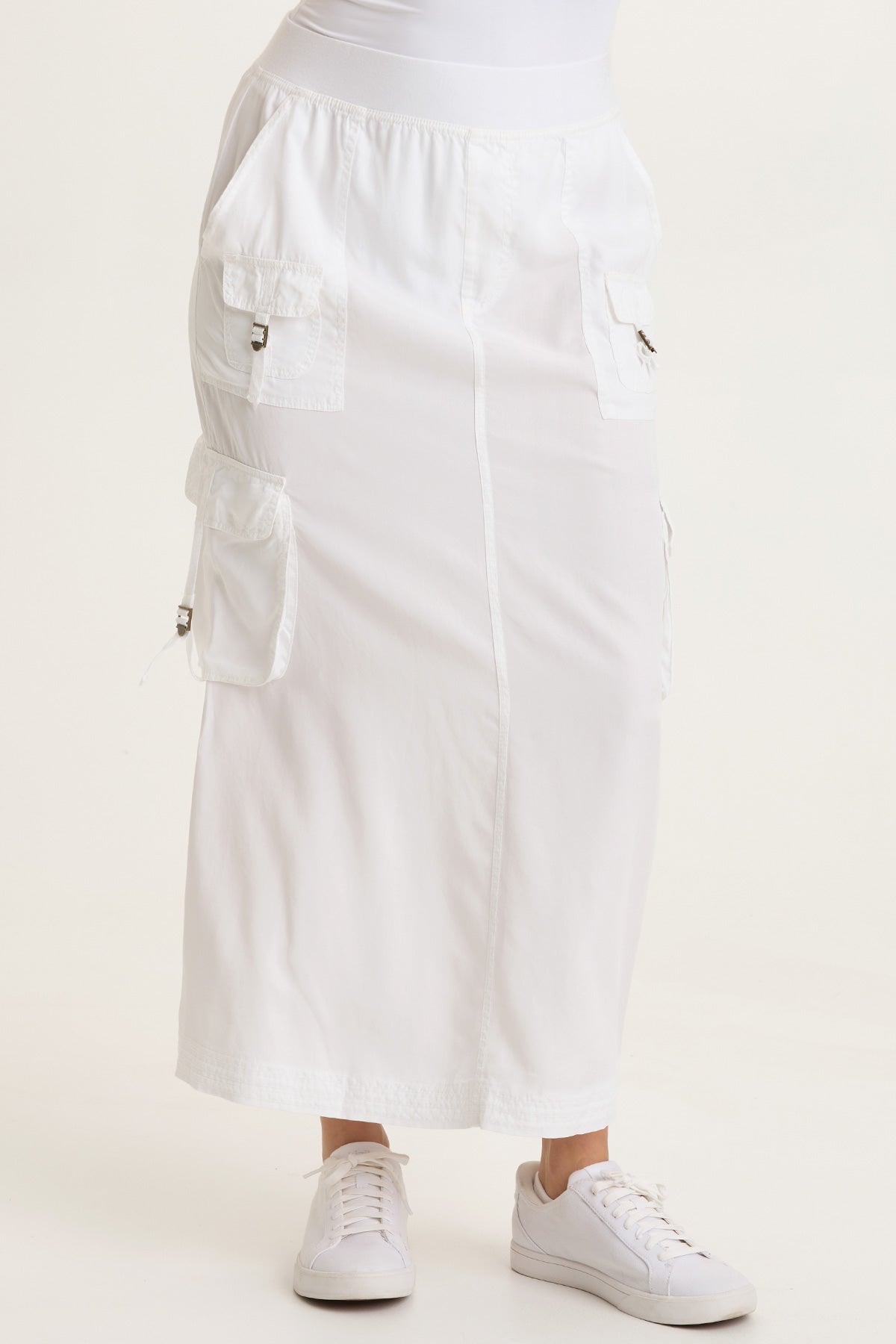 Kimo Tencel Cargo Maxi Skirt