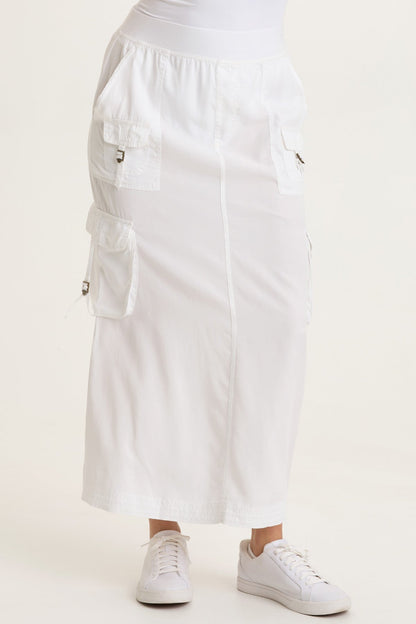Kimo Tencel Cargo Maxi Skirt