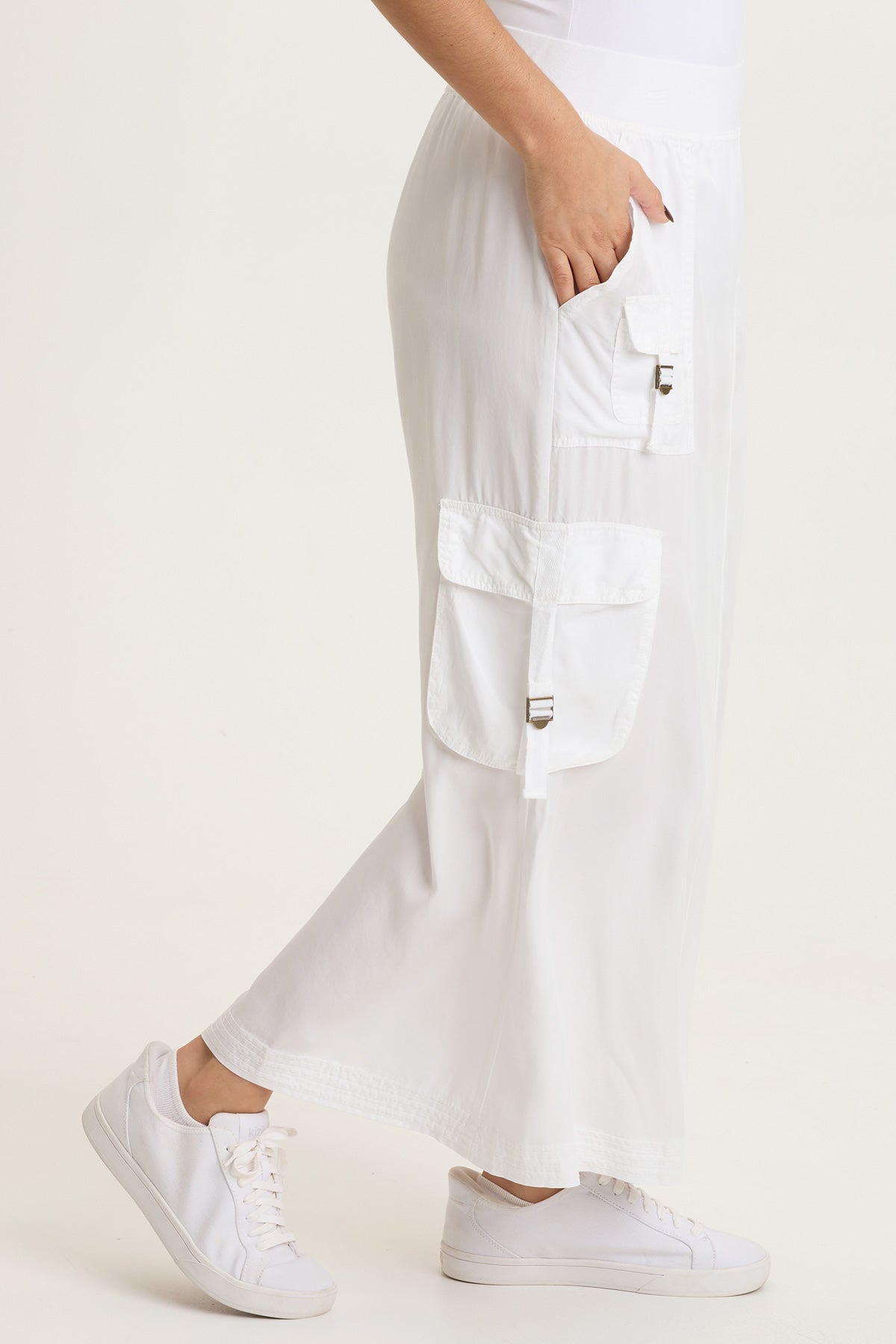 Kimo Tencel Cargo Maxi Skirt