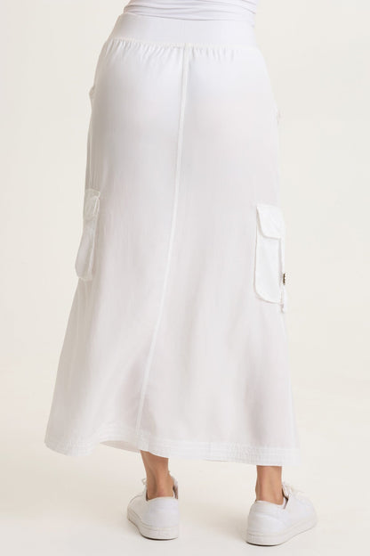 Kimo Tencel Cargo Maxi Skirt