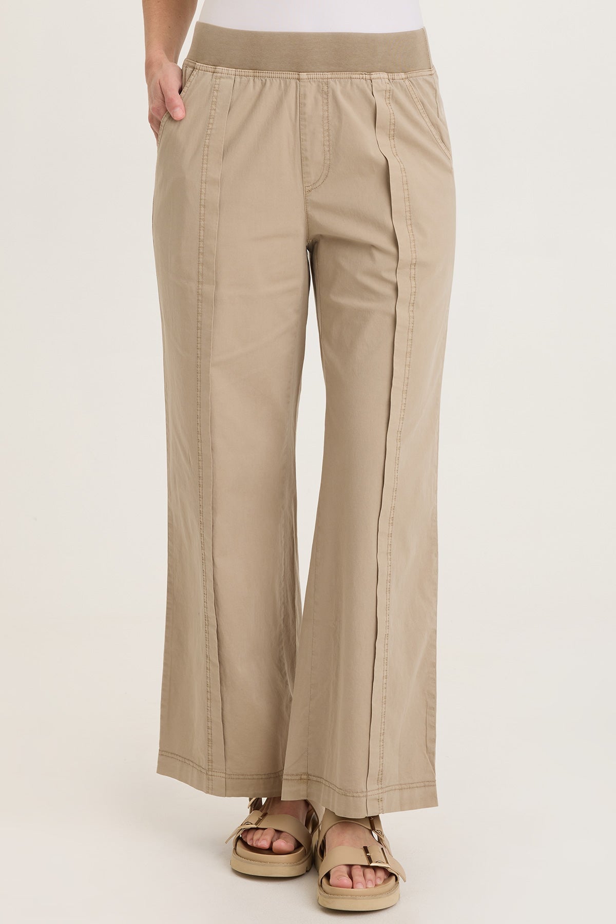 Bay Poplin Straight Leg Pant