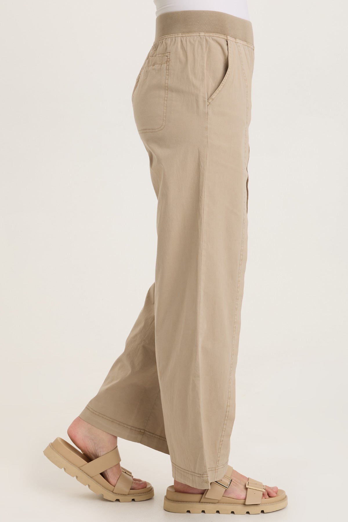 Bay Poplin Straight Leg Pant