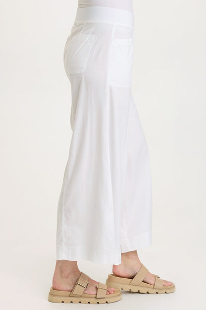 Shaun Twill Wide-Leg Crop