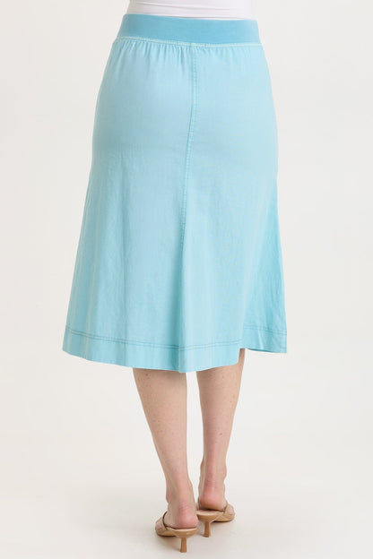 Parvati Cotton Linen Midi Skirt