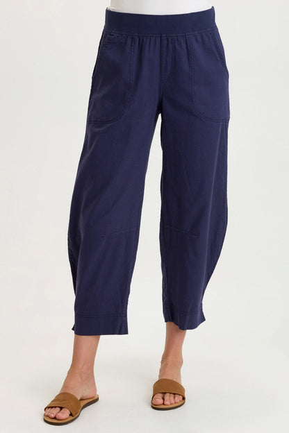 Jisola Cotton Linen Barrel Pant