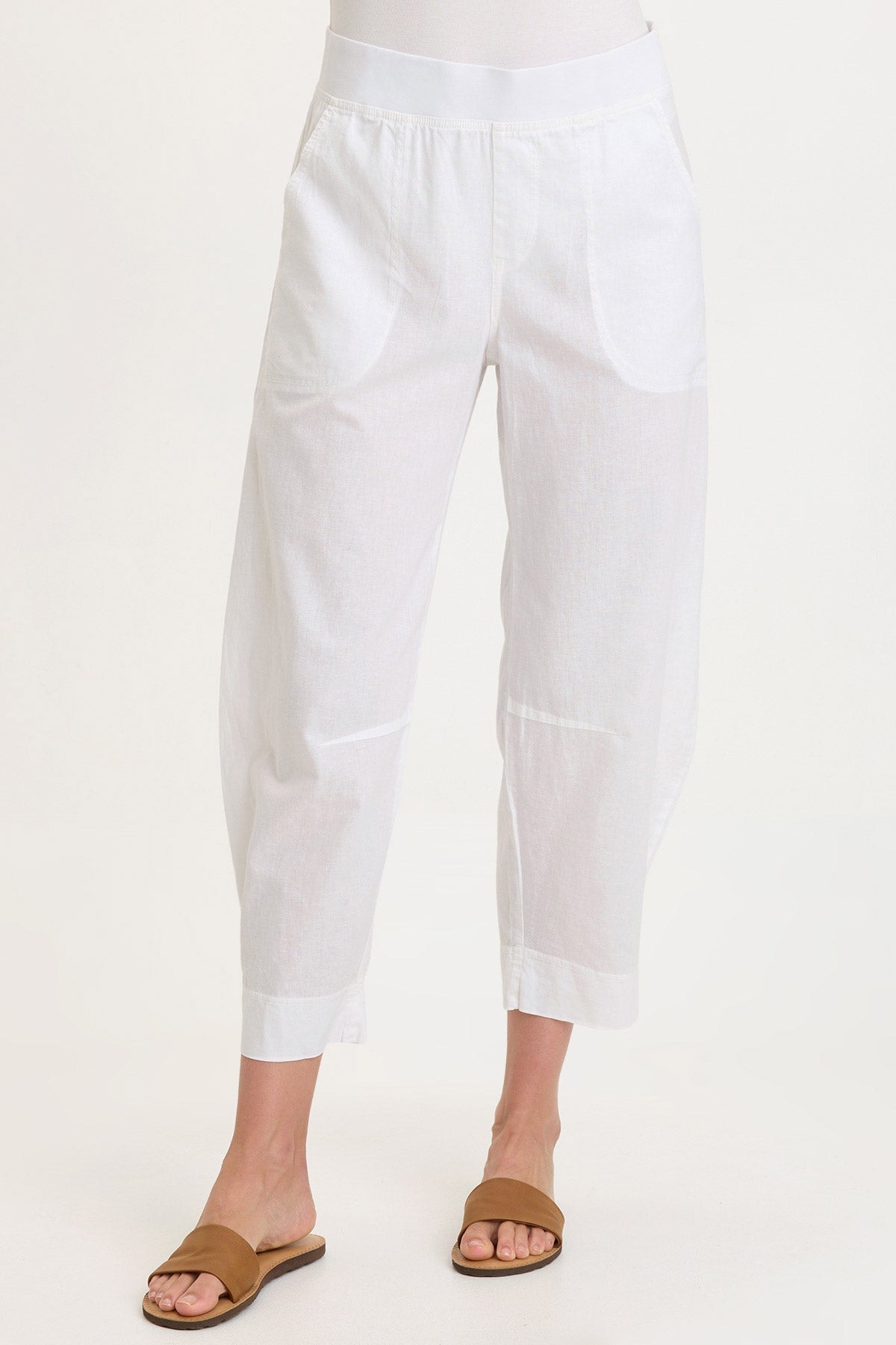 Jisola Cotton Linen Barrel Pant