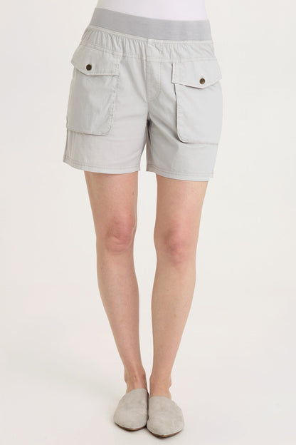 Carlo Poplin Yoked Waist Short