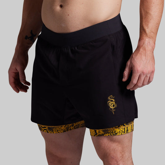 Versatile Short w/ Compression 5" (Don't Tread On Me)