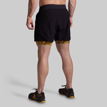 Versatile Short w/ Compression 5" (Don't Tread On Me)