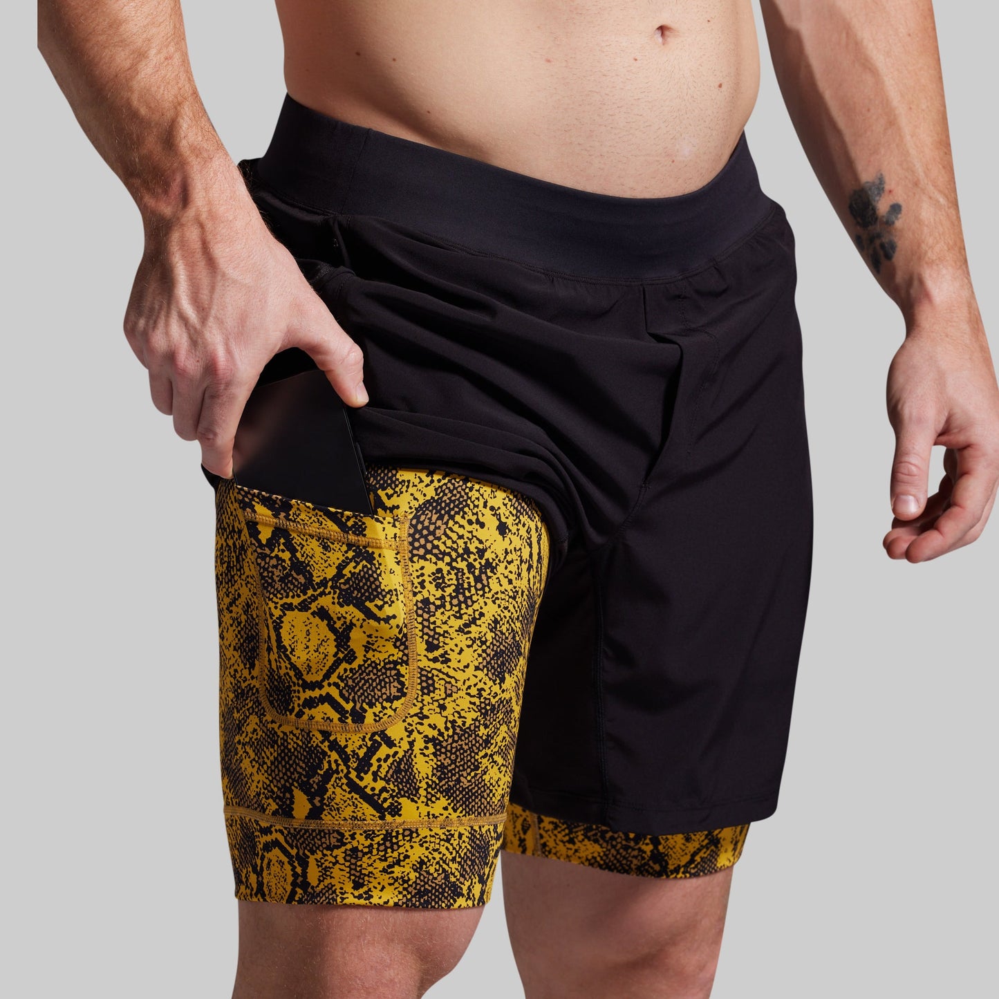 Versatile Short w/ Compression 7" (Don't Tread On Me)