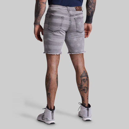FLEX Stretchy Jort 7" (Ash Americana)