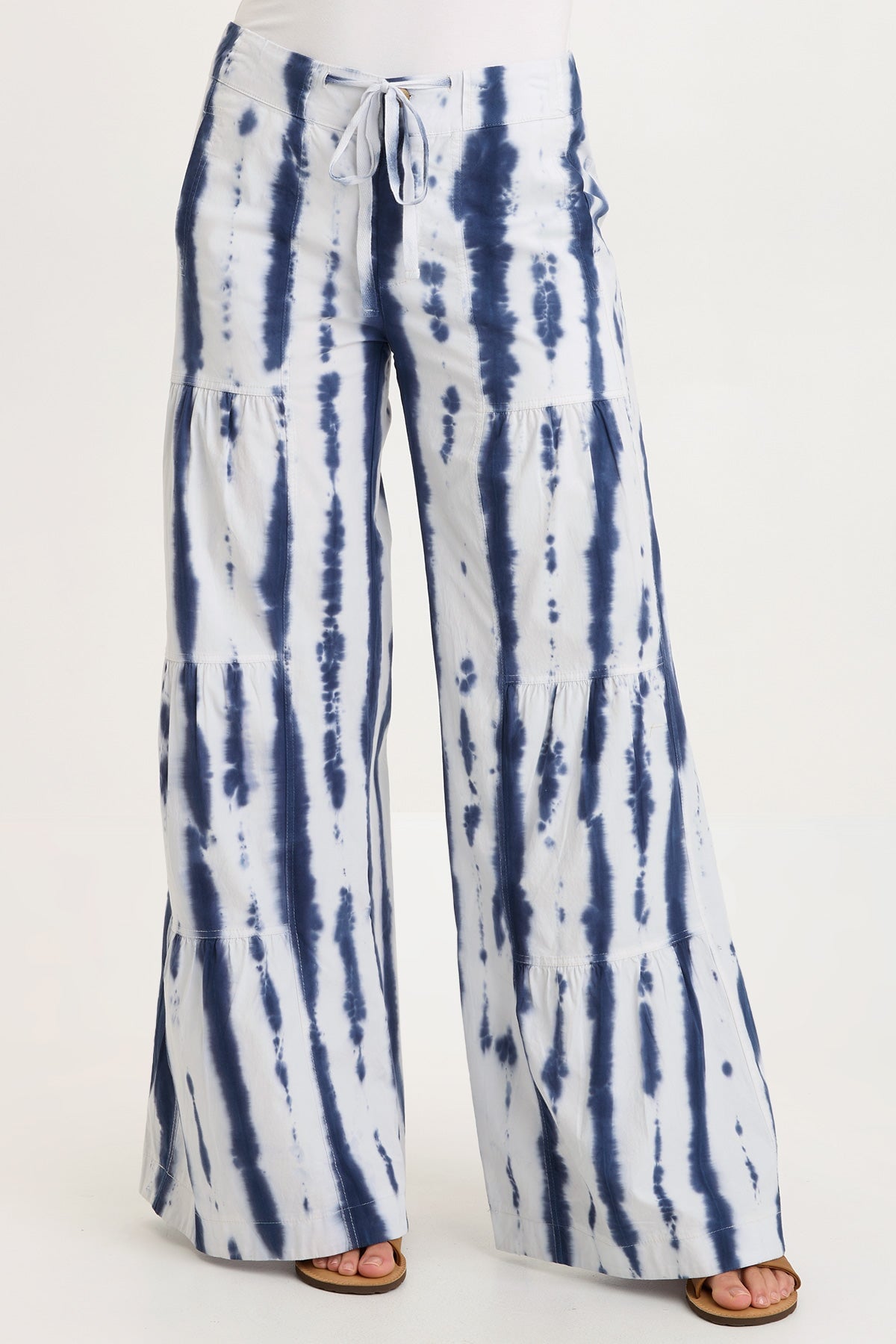 Tiered Wide Leg Pant