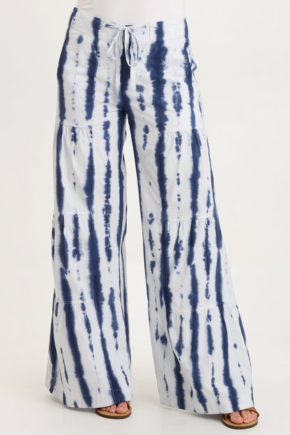 Tiered Wide Leg Pant