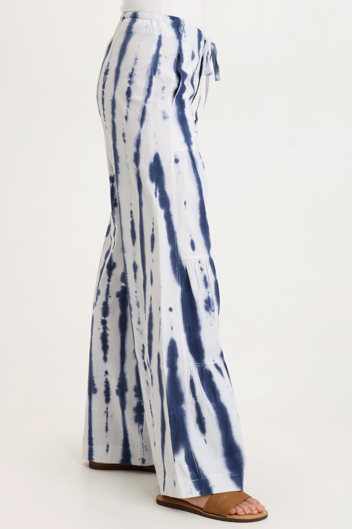 Tiered Wide Leg Pant