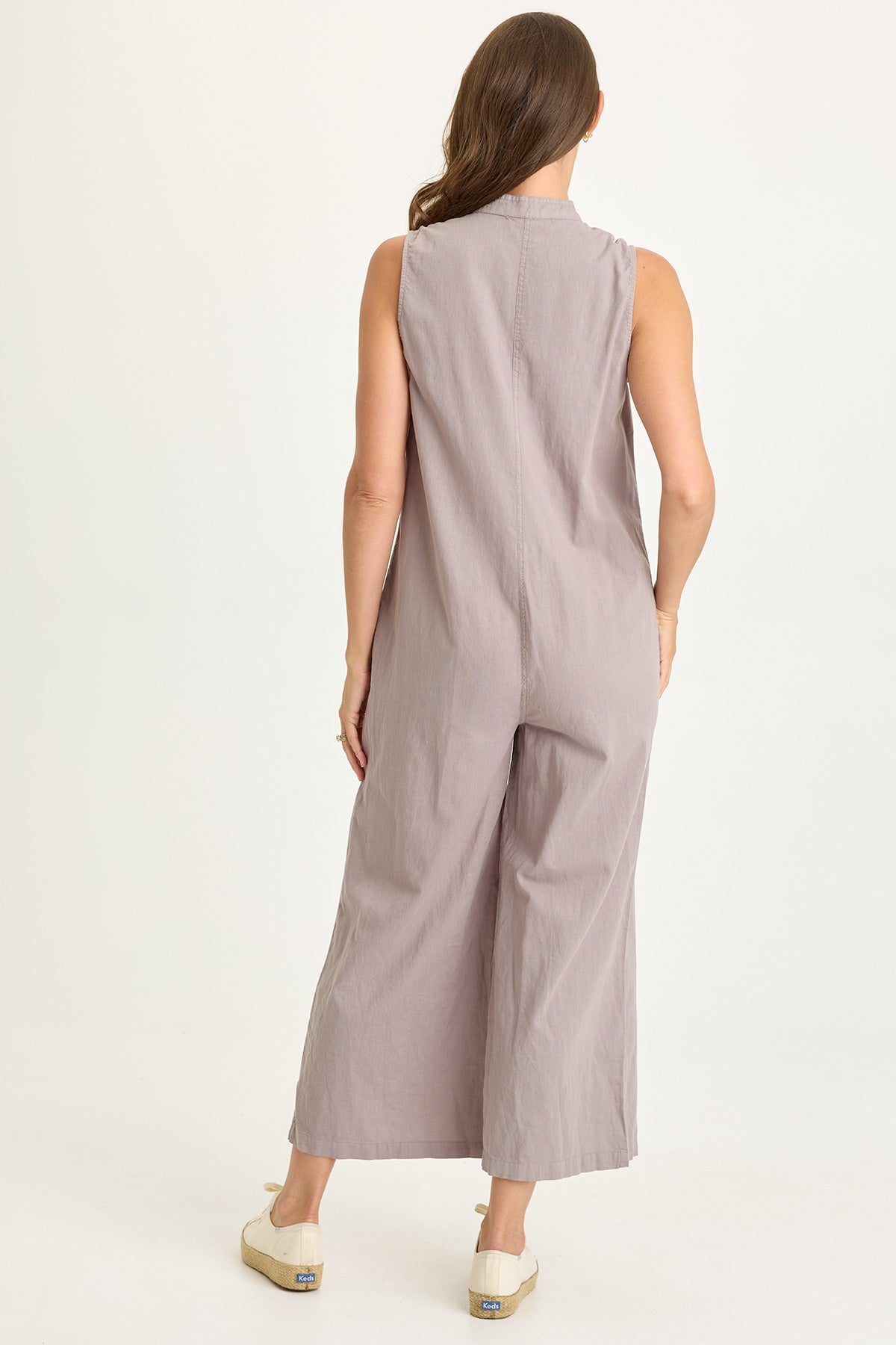 Tawnie Linen Button-Up Jumpsuit