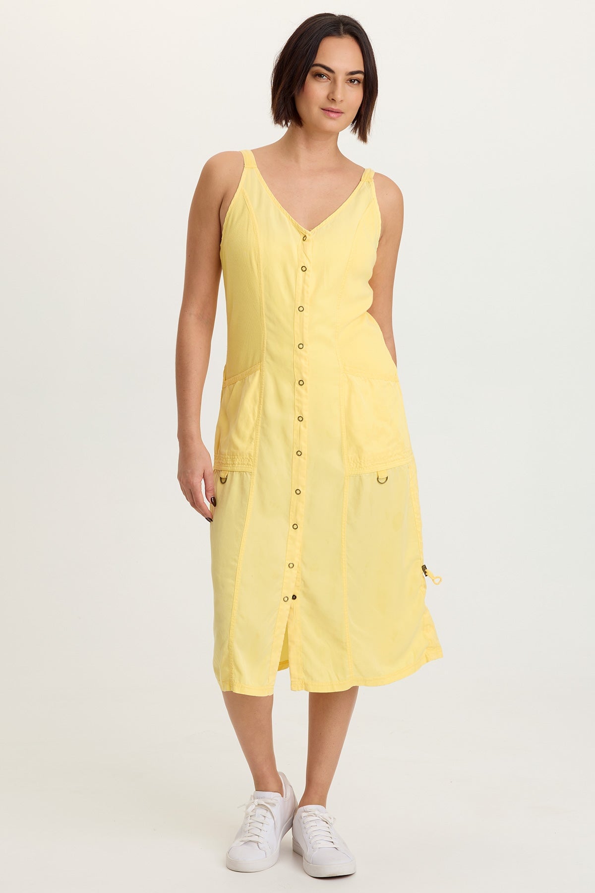 Edsel Twill Snap-Up Dress