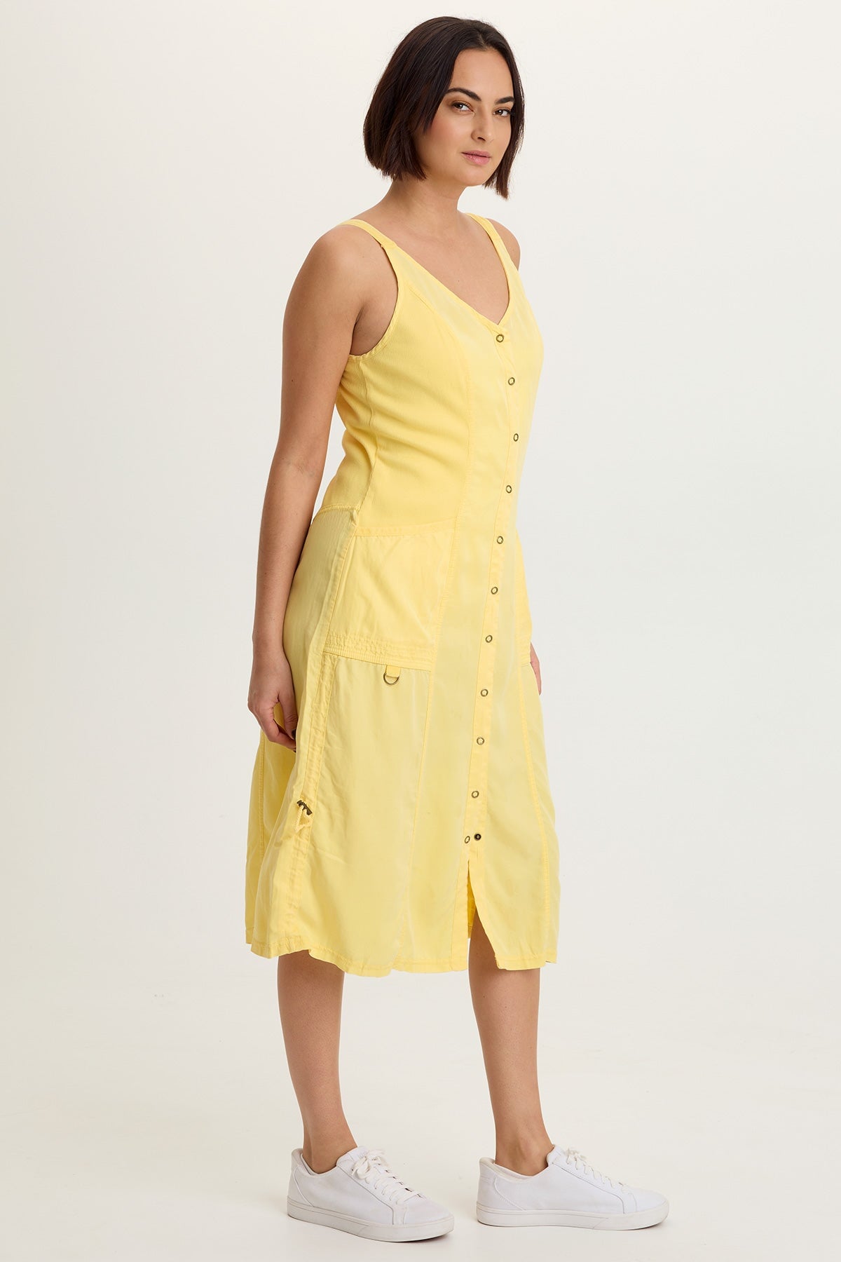 Edsel Twill Snap-Up Dress