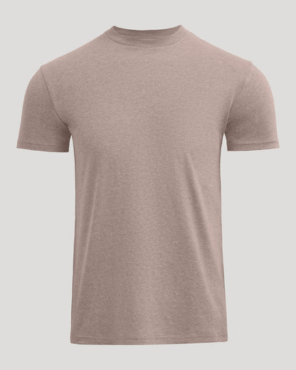 Dark Heather Truffle Classic Crew Neck