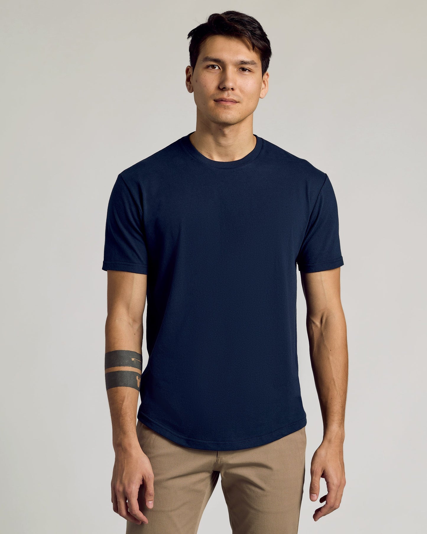 Classic Curved Hem Crew Neck 6-Pack