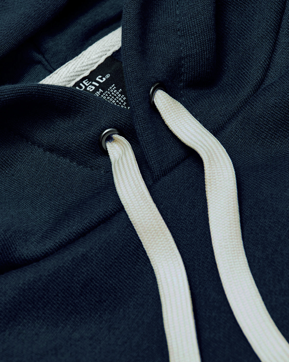 Navy Tall Fleece French Terry Pullover Hoodie