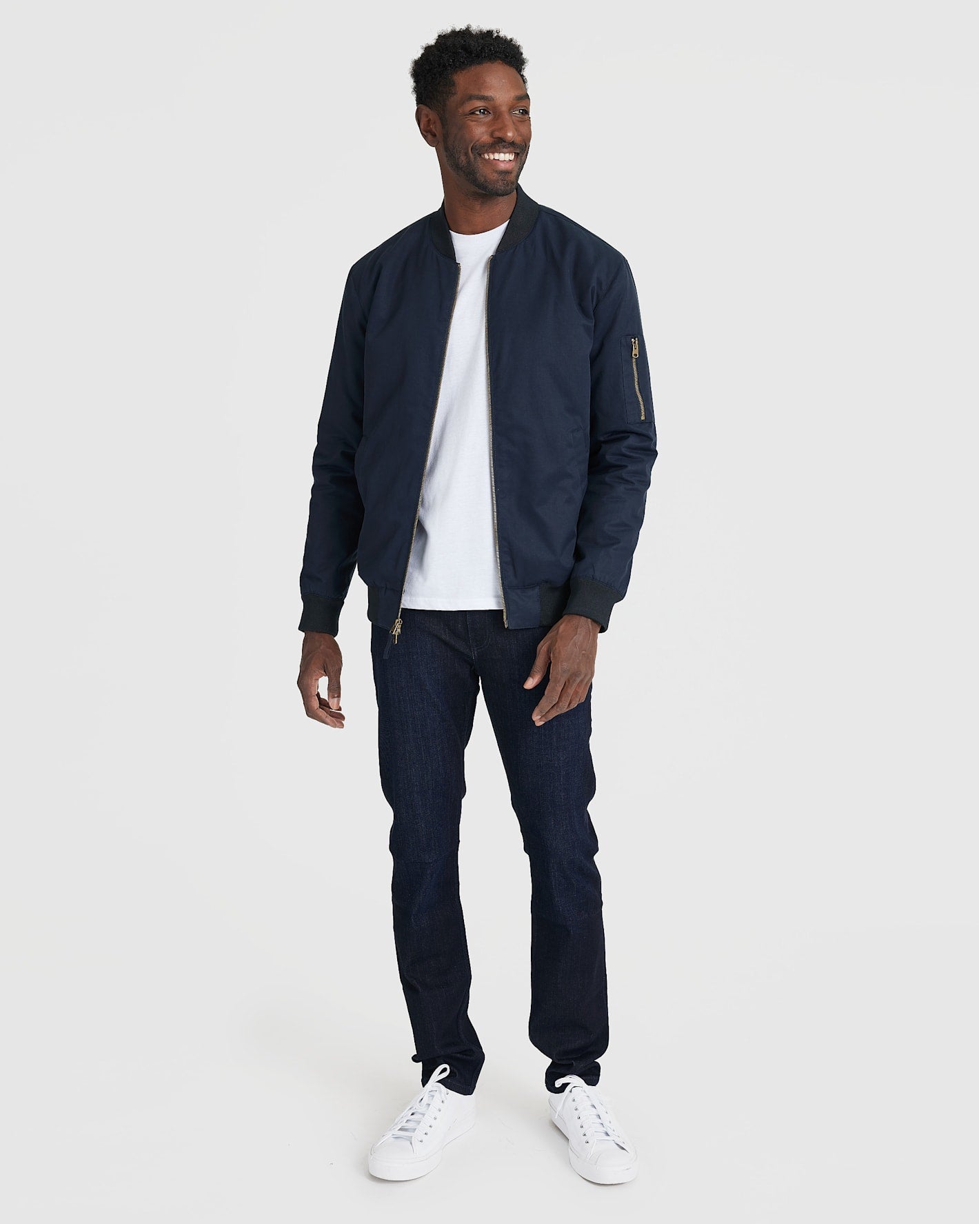 Black & Navy Bomber Jacket 2-Pack