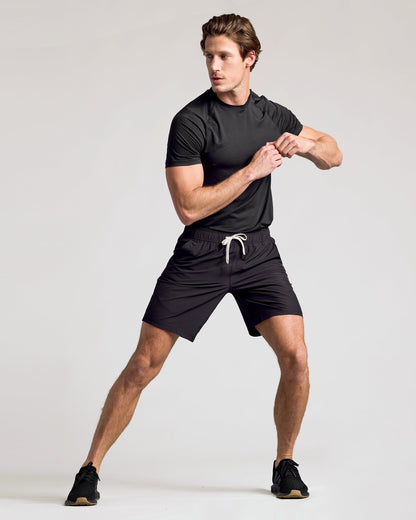 9" Black & Navy Active Quick Dry Shorts 2-Pack