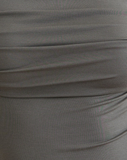Adila Cami Top in Ribbed Lyocell Warm Grey