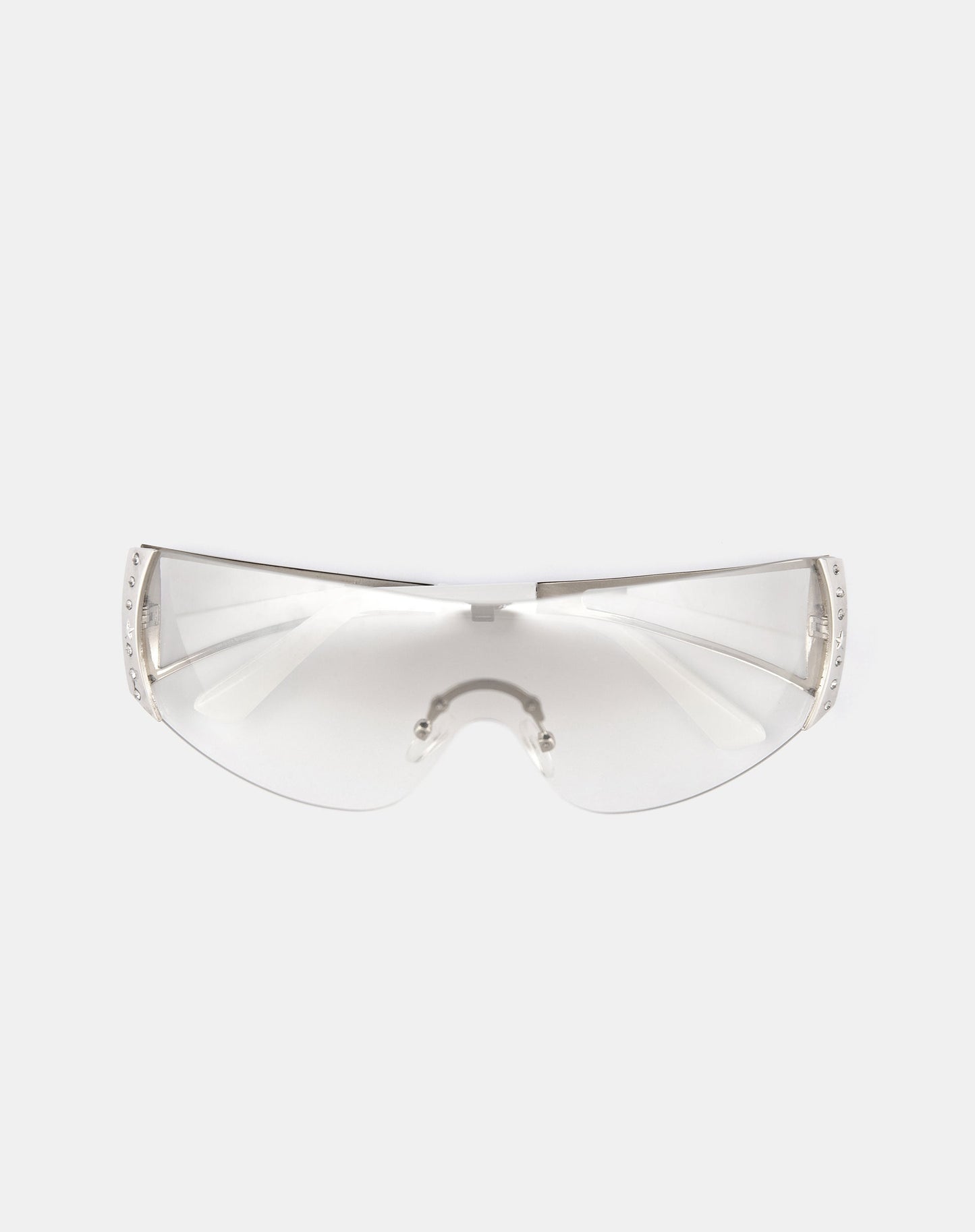 Adley Oversized Sunglasses in White