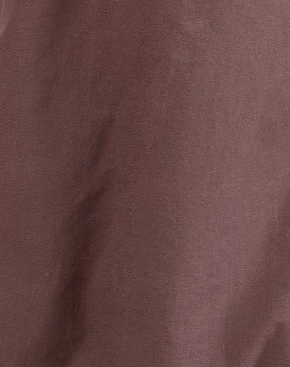 Alcinder Linen Mini Dress in Deep Taupe