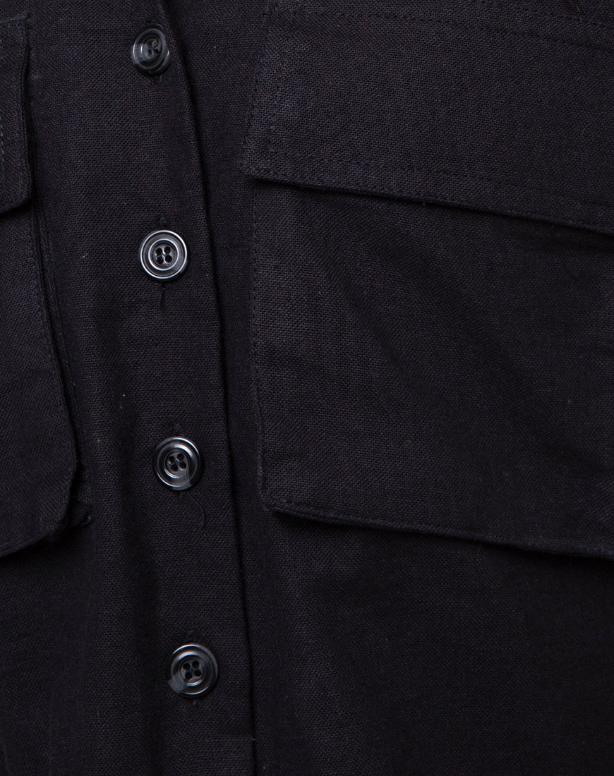 Alka Ultility Shirt in Black