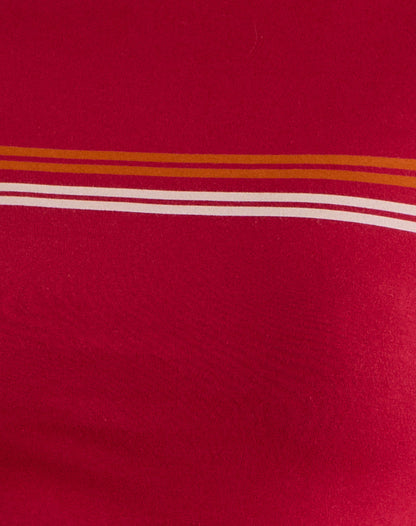 Amabon Long Sleeve Top in Adrenaline Red Stripe