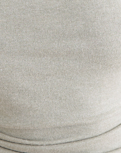 Anari Top in Shimmer Knit Light Grey