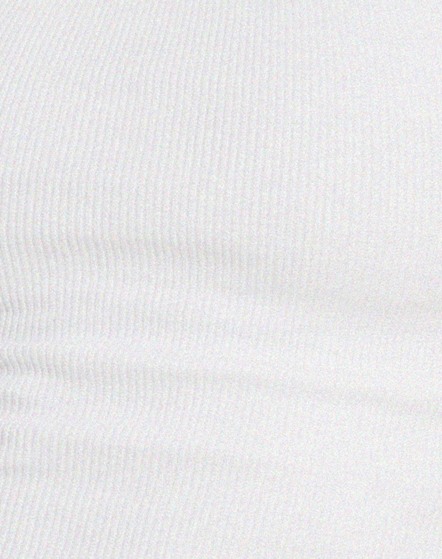 Aus Ribbed Vest Top in White
