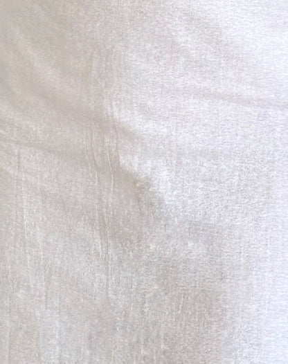 Ayana Open Back Mini Dress in Off White Linen