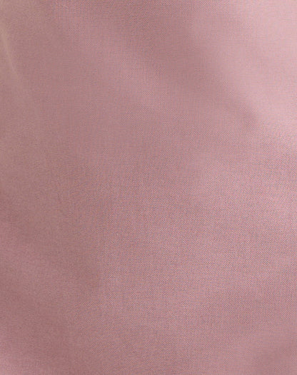 Ayana Backless Mini Dress in Linen Dusty Rose