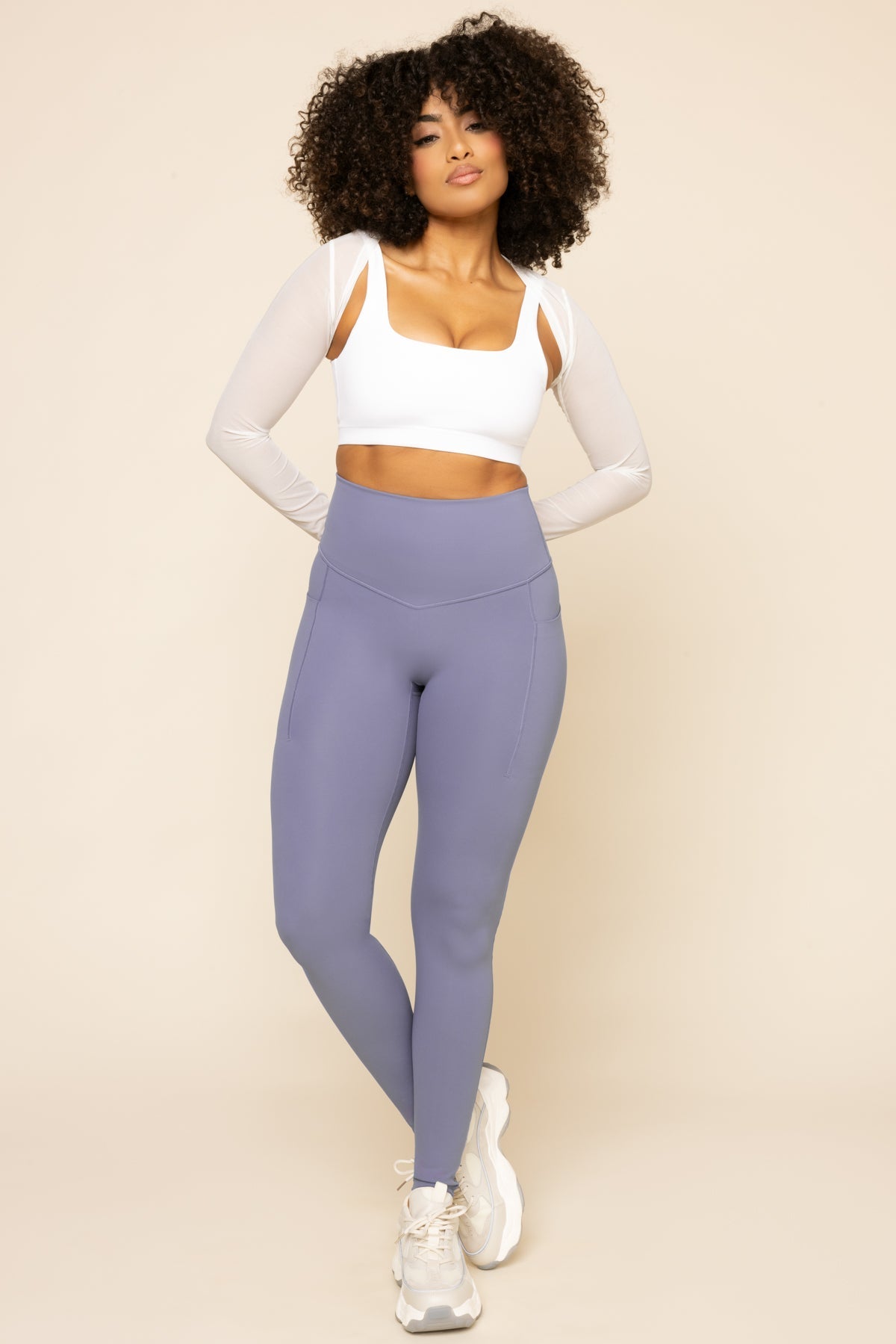 Supersculpt™ Legging with Pockets - Blue Mist