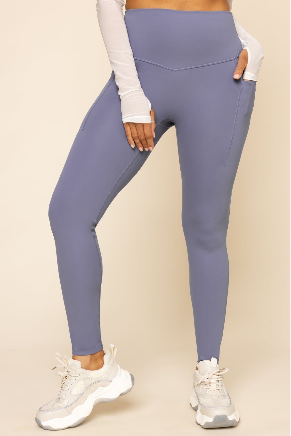 Supersculpt™ Legging with Pockets - Blue Mist