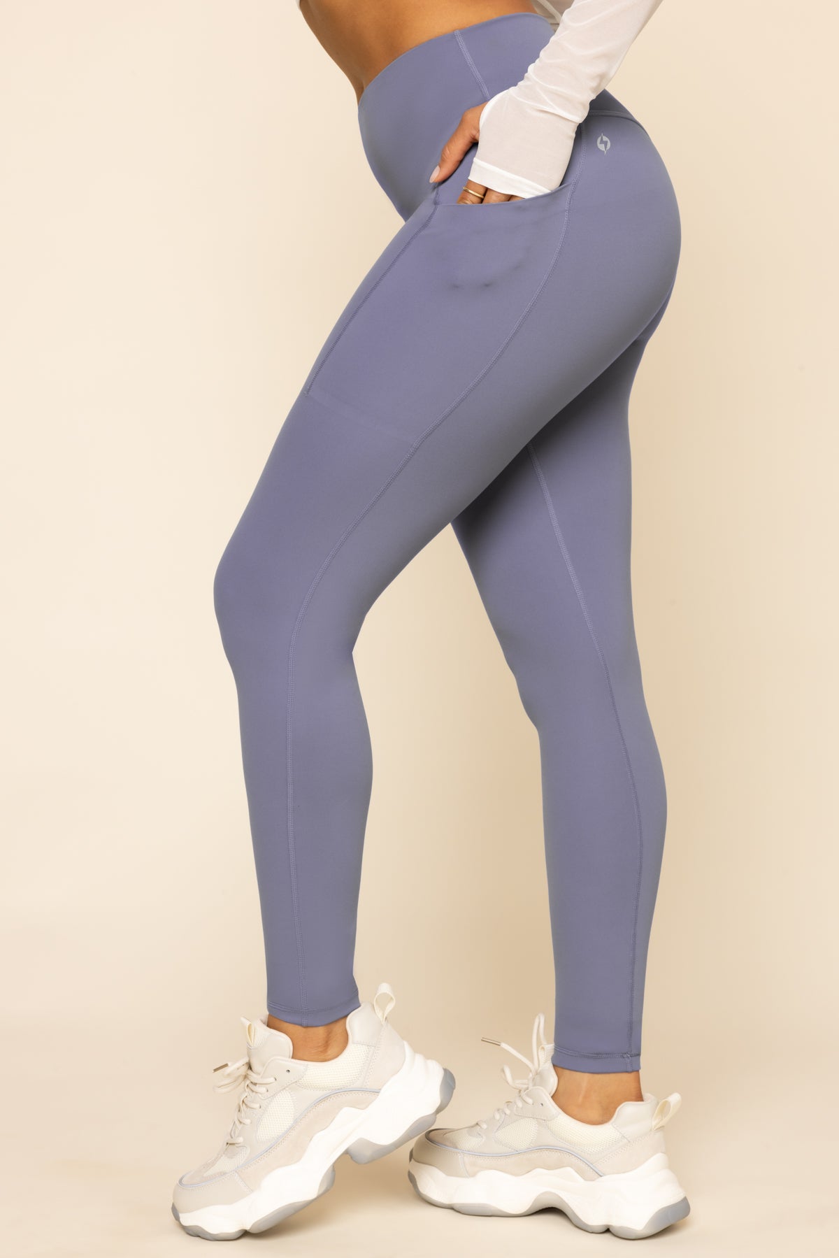 Supersculpt™ Legging with Pockets - Blue Mist