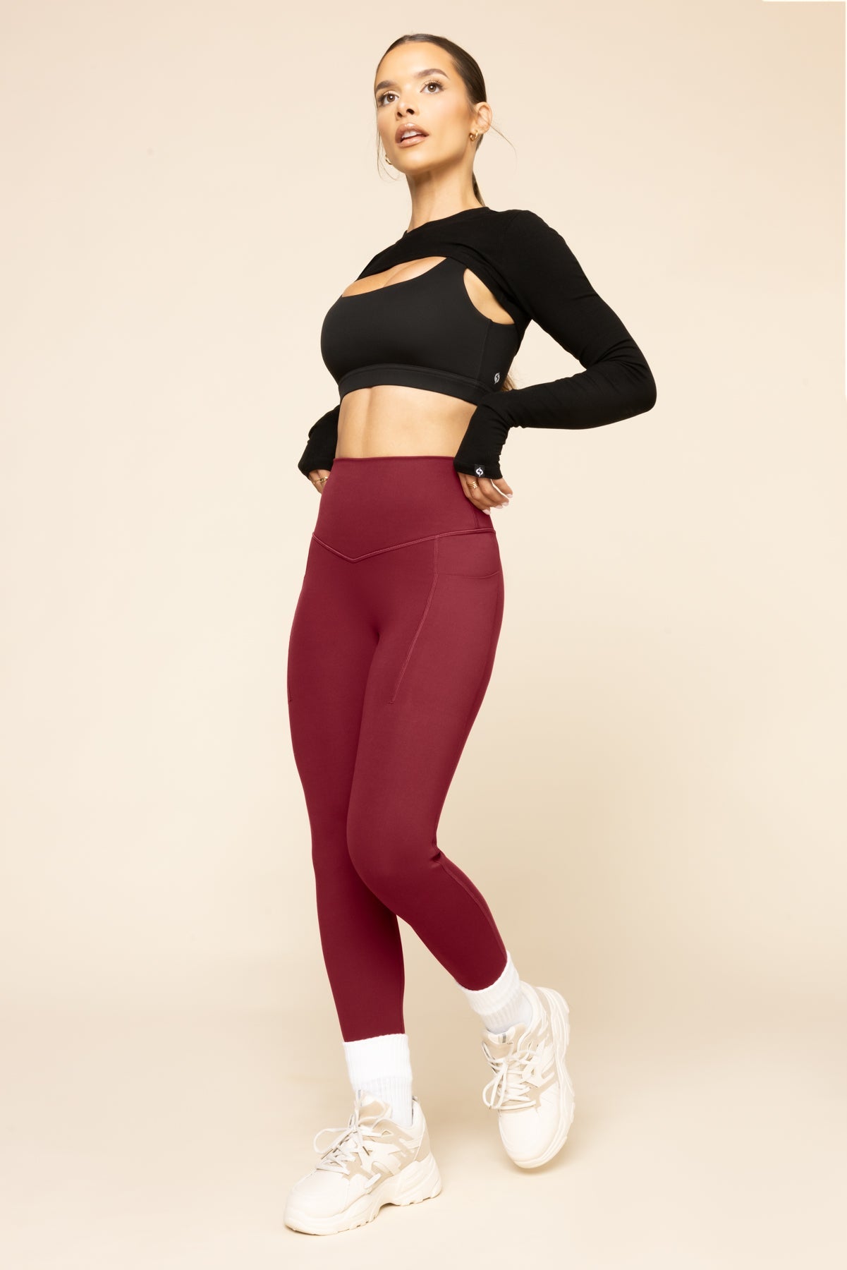 Supersculpt™ Legging with Pockets - Crimson