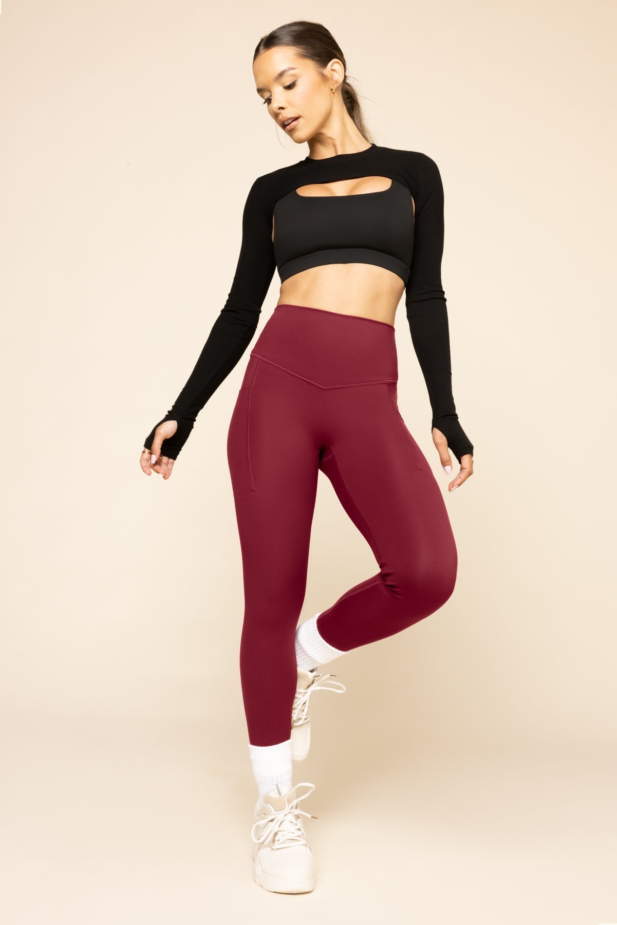 Supersculpt™ Legging with Pockets - Crimson