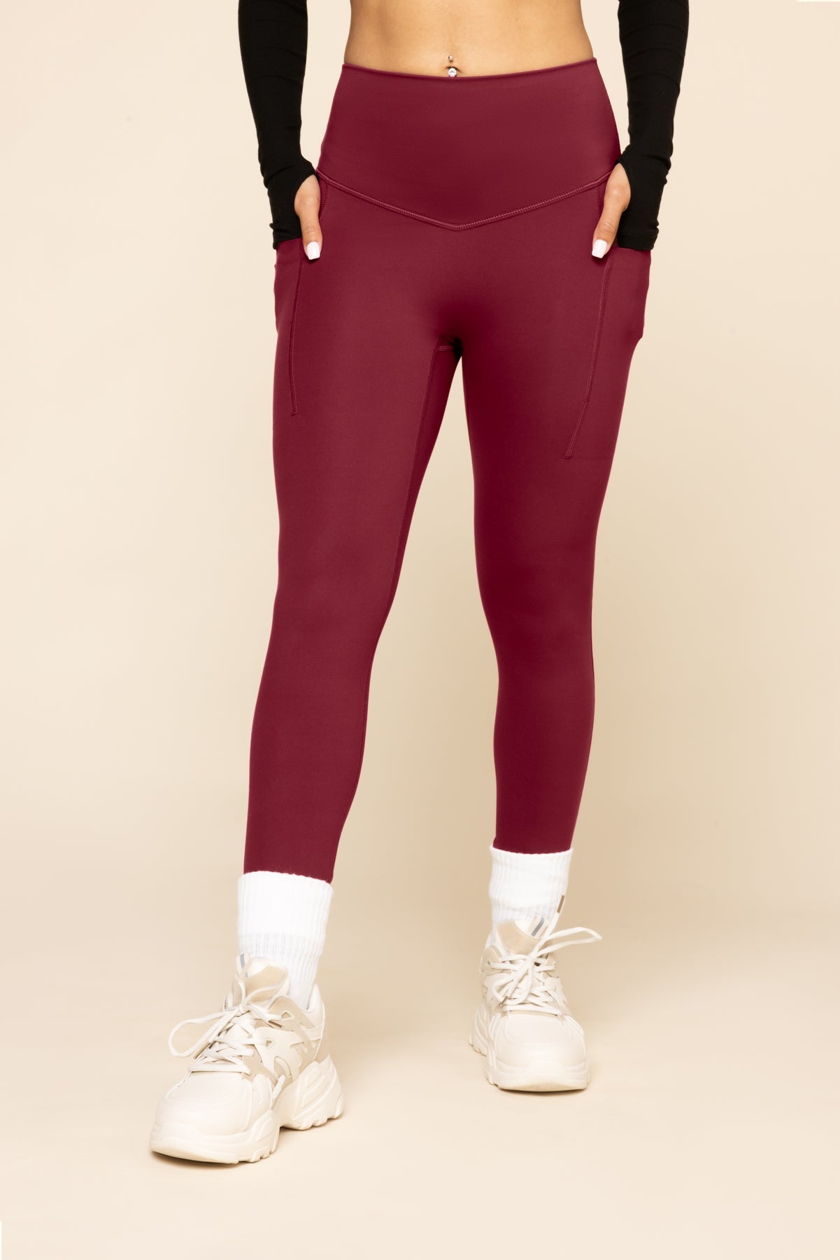 Supersculpt™ Legging with Pockets - Crimson