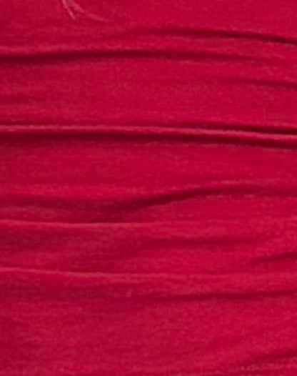 Batya Plunge Top in Ruched Jersey Adrenaline Red