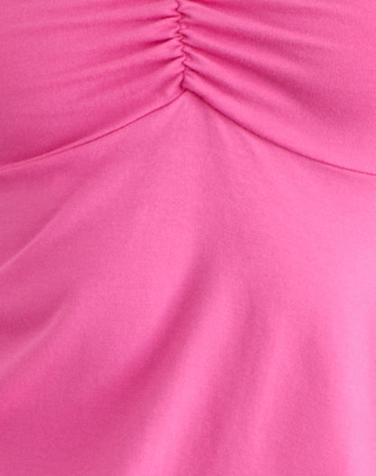 Belena Mini Dress in Jersey Deep Pink