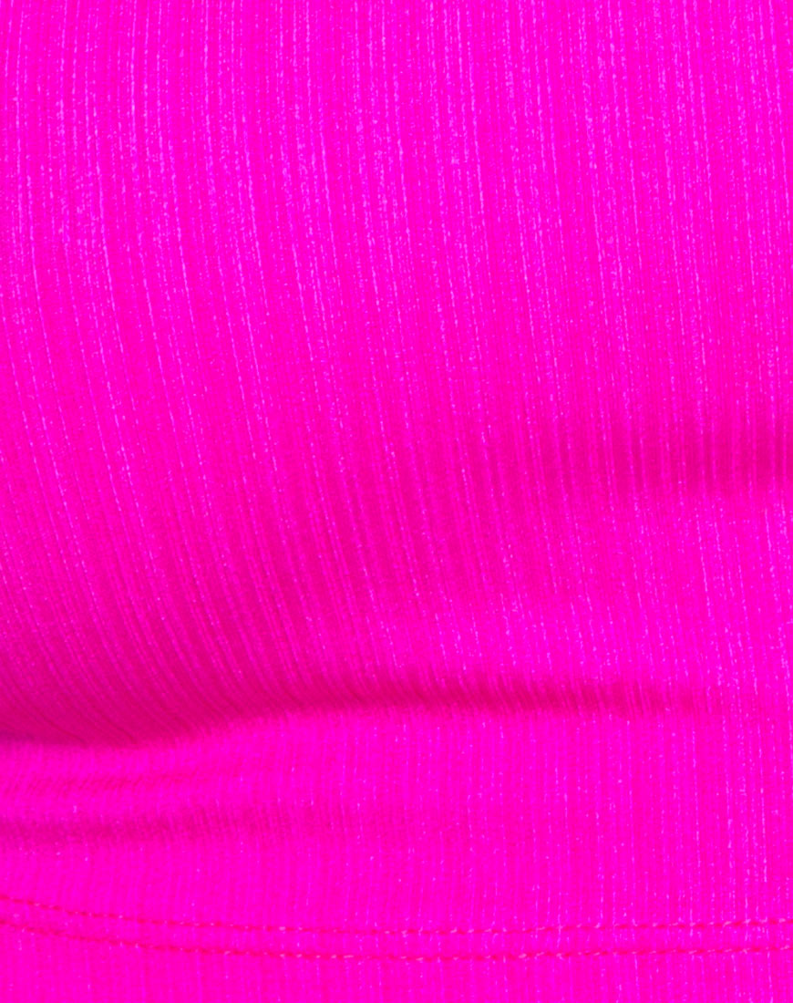 Berries Top in Nylon Spandex Magenta
