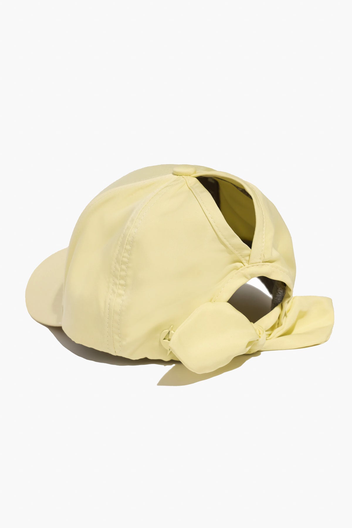 Go with the Bow High Ponytail Cap - Structured