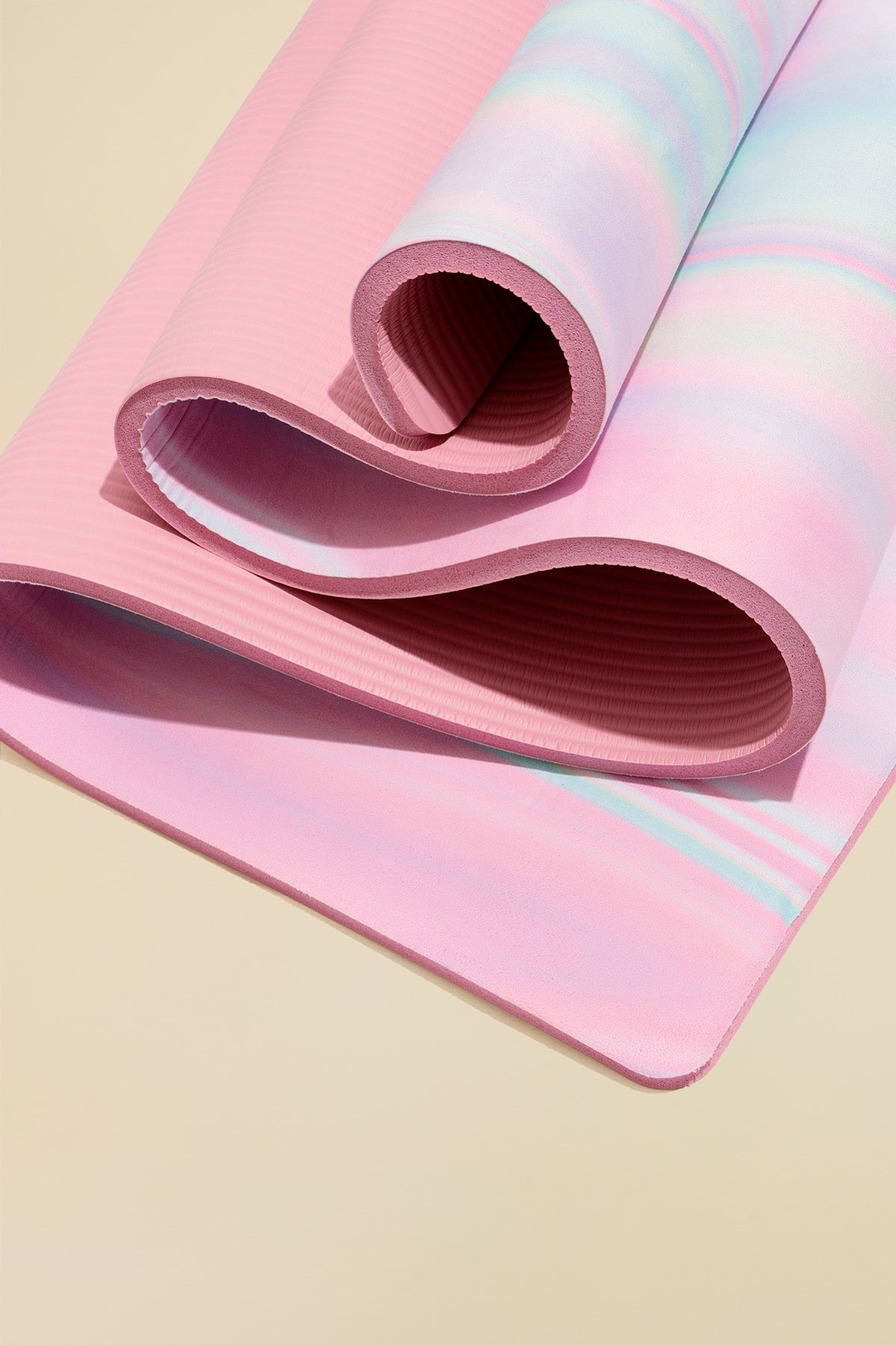 CloudCushion Vegan Suede Yoga Mat - Prismatic 0.5” Thick